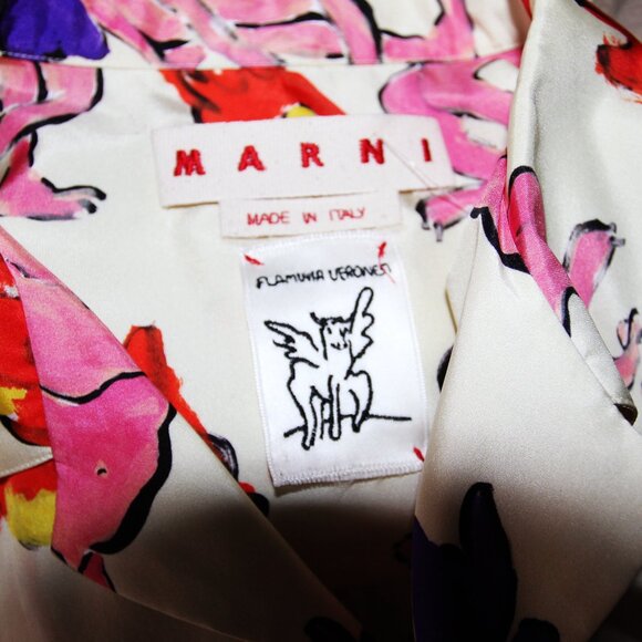 BNWT SS23 MARNI x FLAMINIA VERONESI DEVIL SHIRT 50 - Picture 8 of 11